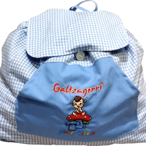 MOCHILA GRANDE CANGURO CUADROS